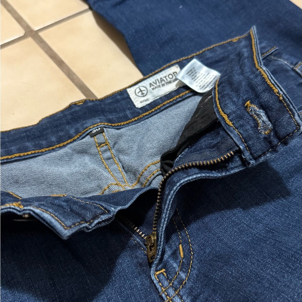 Aviator 30inch Men/Women’s Stretch Straight Jeans